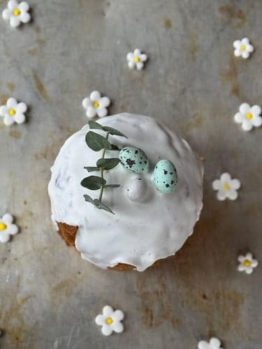 Кулич Паннетоне с карамелью